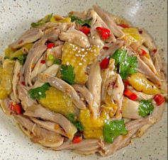 Nộm Gà Chua Cay Thơm Lừng Vị Hành