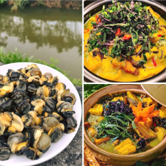 Ốc Om Chuối Đậu Thơm Ngậy Đậm Đà Hương Vị Quê