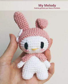 Padrão de crochê My Melody: fofura em cada ponto!