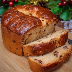 Panetone Festivo de Liquidificador com Frutas e Nozes