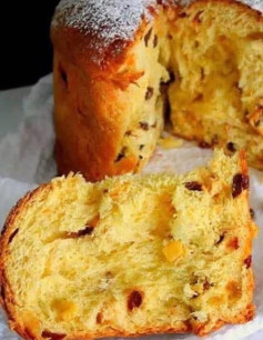 Panetone Natalino Frutas Cristalizadas e Uvas-Passas
