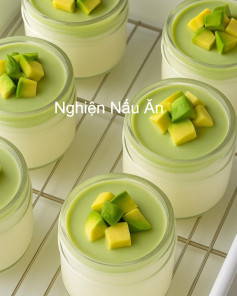 Panna Cotta Bơ Mềm Mịn Ngọt Ngào Tươi Mát