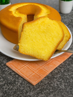 Pão de Ló de Laranja e Coco - Um Toque de Sol Tropical!