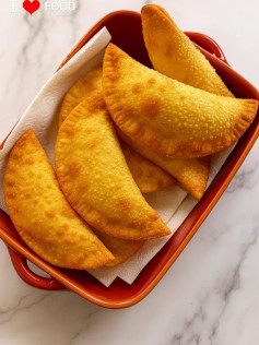 Pastel Crocante com Frango e Requeijão