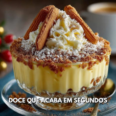 Pavê dos Sonhos com Brigadeiro Branco Derretido