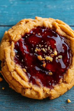 🥜🍇Peanut Butter and Jelly Cookies