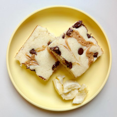 Peanut Butter Banana Bliss Pancake Squares