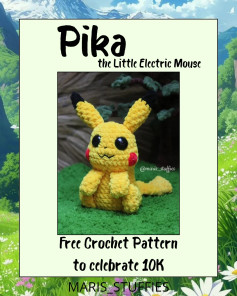 Pikachu Crochet Pattern: A Charming Electric Mouse Plushie