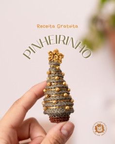 Pinheirinho de Natal em Crochê: Receita Gratuita para Decoração Festiva