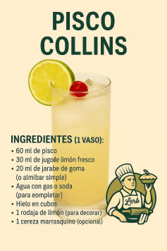 🍸 Pisco Collins