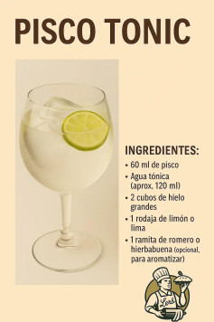 🍋 Pisco Tonic