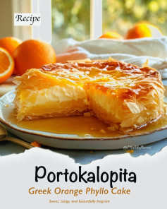 🍊 Portokalopita – Greek Orange Phyllo Cake