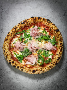 Prosciutto Arugula Delight with Aged Parmigiano