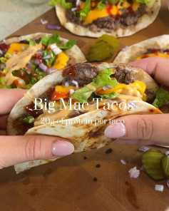 Protein-Packed Big Mac Burger Tacos Delight