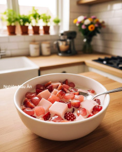 Pudding Trân Châu Dâu Ngọt Ngào Mát Lạnh Cho Ngày Hè