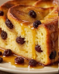 Pudim de Pão com Caramelo e Toque de Canela