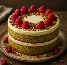 Raspberry Rose Pistachio Delight