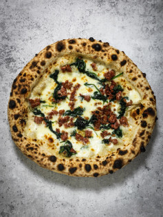 Rustic Fior di Latte and Salsiccia Delight