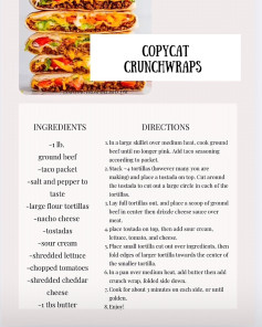 Savory Beef Crunchwrap Fiesta