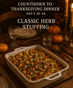 Savory Herb-Infused Thanksgiving Stuffing Delight