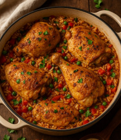 Savory One-Pot Chicken and Rice Delight