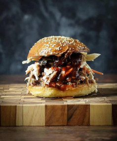 Savory Pulled Pork Brioche Delight