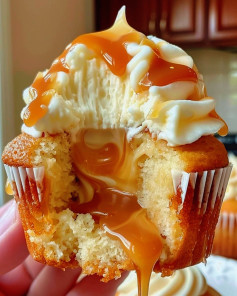 Sexy Salted Caramel Cream Cheese Cupcakes
