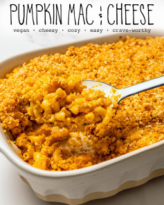 Silky Vegan Pumpkin Mac & Cheese Bliss