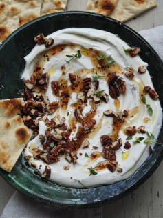Silky Whipped Feta with Spicy Honey and Toasted Pecans