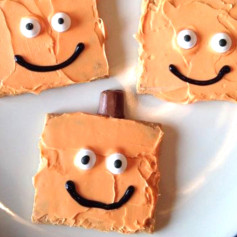 Smiling Pumpkin Crackers