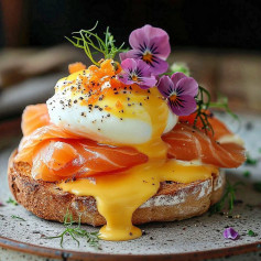 Smoked Salmon Elegance: A Sunday Brunch Delight