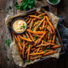Smoky Spiced Sweet Potato Fries Delight
