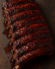 Smoky-Sweet Caramelized BBQ Pork Ribs