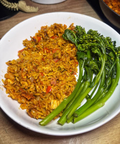 Spicy Chicken & Chorizo Fiesta Rice Bowl