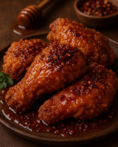 Spicy Honey Butter Crunch Chicken Delight