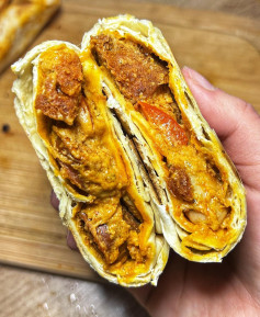 Spicy Paprika Chicken and Chorizo Delight Wraps