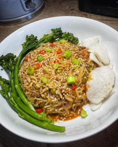 Spicy Sweet Chilli Beef Rice Delight