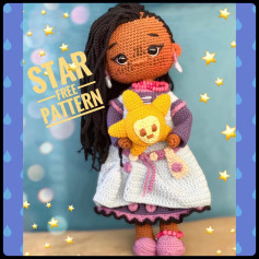 Star Doll Crochet Pattern - Free and Easy to Follow