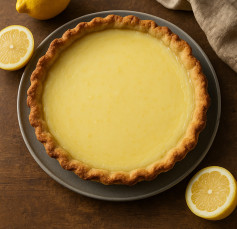 Sunshine Citrus Delight: Creamy Lemon Pie Bliss