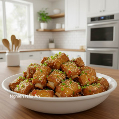 Sườn Cốt Lết Giòn Rụm Mỡ Hành Thơm Ngon Khó Cưỡng