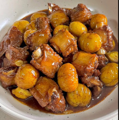 Sườn Heo Om Hạt Dẻ Ngọt Ngào Mùa Thu