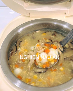 Súp Bắp Gà Hương Vân Ngọt Ngào Dinh Dưỡng