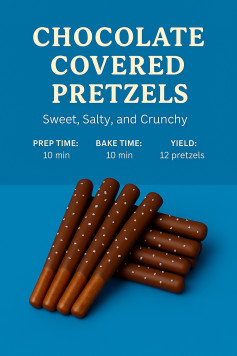 Sweet and Salty Chocolate Crunch Pretzels