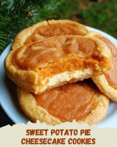 Sweet Potato Pie Cheesecake Cookies Recipe