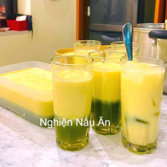 Thạch Lá Dứa Sữa Bắp Mát Lạnh Ngọt Ngào