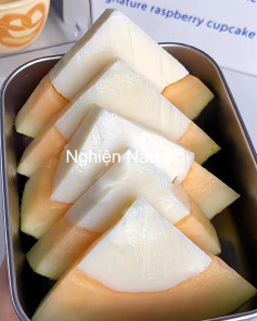 Thạch Sữa Dưa Lưới Ngọt Mát, Mịn Màng Thơm Ngon