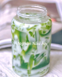 Thạch Sữa Lá Dứa Mát Lạnh Thơm Lừng Ngày Hè