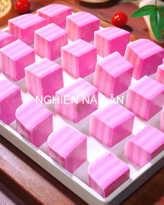 Thạch Sữa Thanh Long Đỏ - Ngọt Mát Lạ Mắt