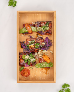 Thịt Ba Chỉ Giòn Kết Hợp Dưa Hấu Ngọt Ngào