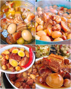 Thịt Kho Tàu Trứng Dừa: Hương Vị Đậm Đà, Thơm Ngon Khó Cưỡng